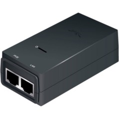 Ubiquiti Networks POE-24-12W-G Power Injector - High-Quality External Black Power Supply for Reliable Connectivity